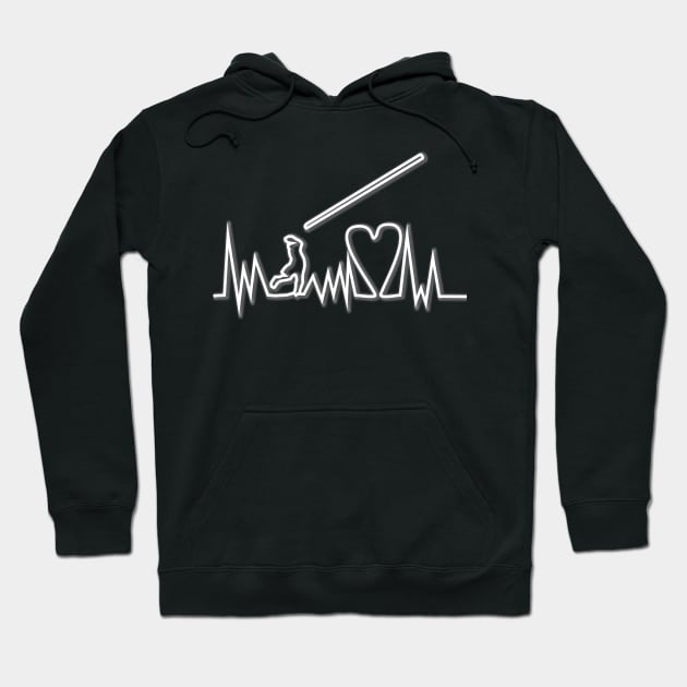 Caber Toss Heartbeat Hoodie by Insaneluck